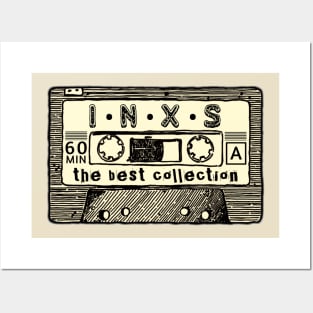 Inxs cassette Posters and Art